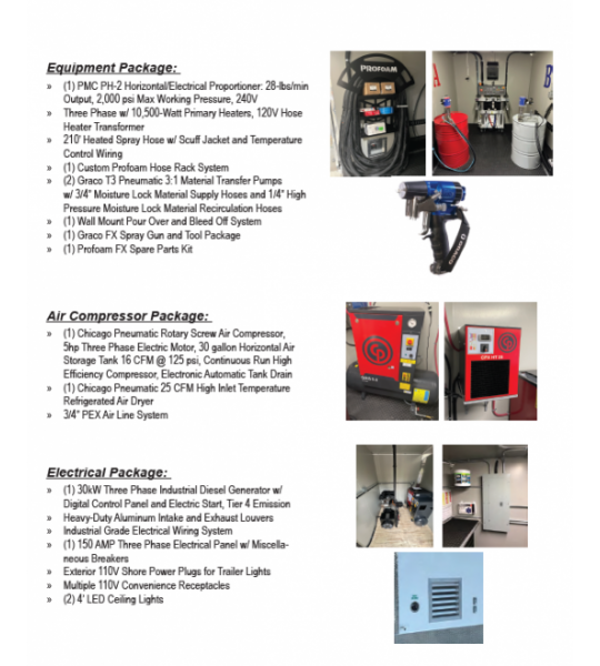 Elite Series PH-2 30kw Diesel Powered Box Truck Spray Rig