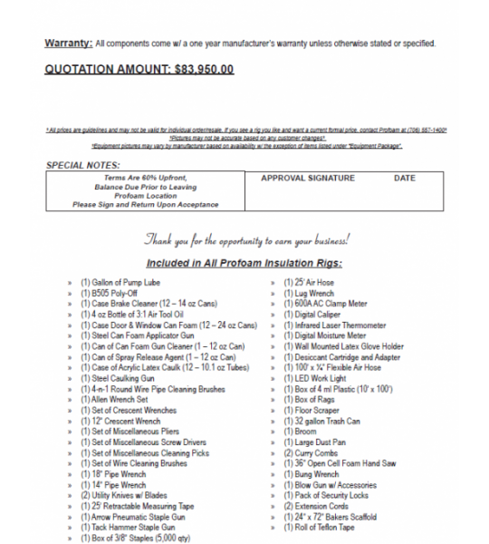 16' Core Series PMC PH-2 19kw Gas Generator Powered Spray Rig