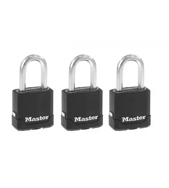 Master Lock with Key, Qty: 3
