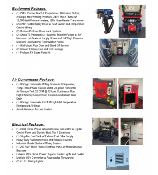22' Elite Series PMC Premier Mach 2 40kw Diesel Powered Spray Rig