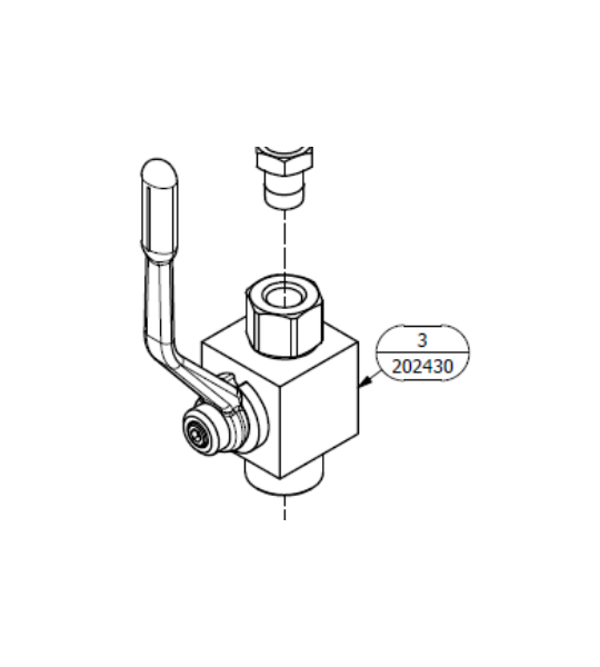 PMC Valve, Ball, 1/4 NPT, 5000PSI